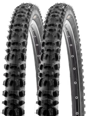 2X Fahrradreifen Set 26 Zoll K-816 schwarz 26x2.10 MTB 54-559 Reifen
