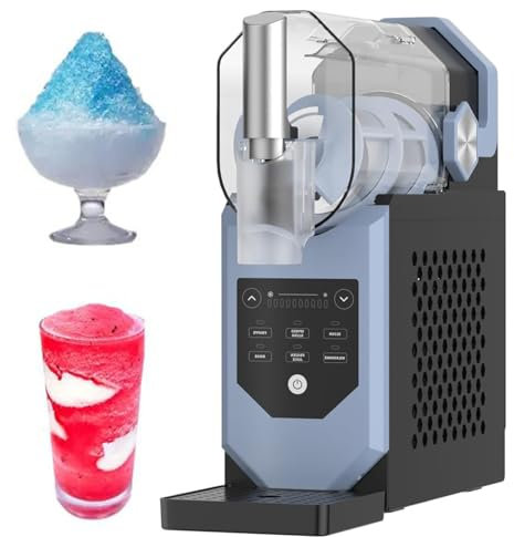 Lbxlhr Nuova Macchina per Granite Senza Ghiaccio, Macchina per Granite da 2 Litri per La Casa, Macchina per Bevande Ghiacciate da 2 Litri con 5 Programmi per Margarita, Milkshake E Altro, Autopulente