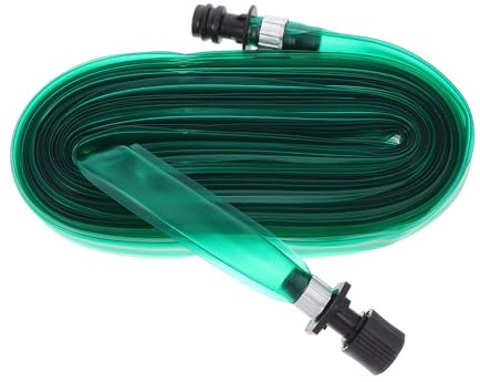 Hohopeti Tuyau Arrosage Plat Perforé pour Jardin et Potager Irrigation Uniforme avec Raccord Compatible Arrosage Extérieur Fiable et Distribution Régulière pour Serre et Légumes Tuyau