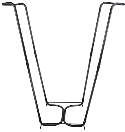 Generisch Supporto per Sacco della Spazzatura – Supporto da Giardino in Metallo | Supporto Multifunzione | Campeggio, attività all'aperto, Cortile, terrazza, Feste, Raccolta dei rifiuti,