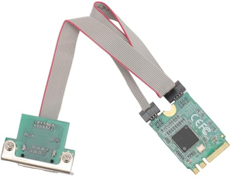 Yosoo Health Gear Tarjeta de Red Gigabit Ethernet M.2 A+E, con un único Puerto RJ45 y Chip RTL8111H, 2,5 G/1 G/100 Mbps, para Ordenadores de Sobremesa y Sistemas.