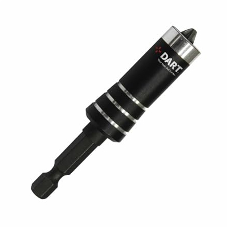 DART Premium Double Magnetic Bit Holder | Suitable for 1/4” Insert Bits and 25mm Driver Bits | Eliminate Pre-Drilling | In-Built Spring for Countersinking