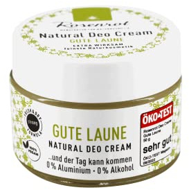 Rosenrot Naturkosmetik - Deo Creme - Gute Laune - ...und der Tag kann kommen - 0% Aluminium - 0% Alkohol - VEGAN