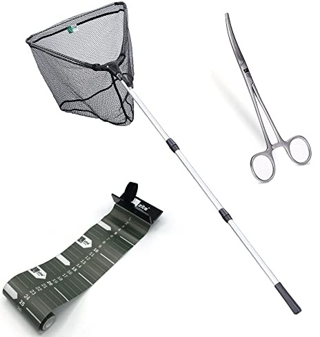 Zite Fishing Hakenlöser Angeln 18cm Gebogen | Angelzange-Hakenlöser | Edelstahl Rostfrei | Angelwerkzeug Haken entfernen für Barsch, Forelle Karpfen & Mehr Angel Zange Angel-Hakenlöser Lösezange
