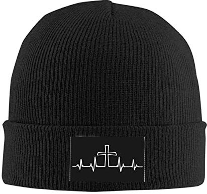 351 Herren Damen Slouchy Turban Christentum Kreuz Herzschlag Chemo Turban Kopftuch Warme Kopf Wraps Leicht Sportmütze Für Jungen Skifahren Adult