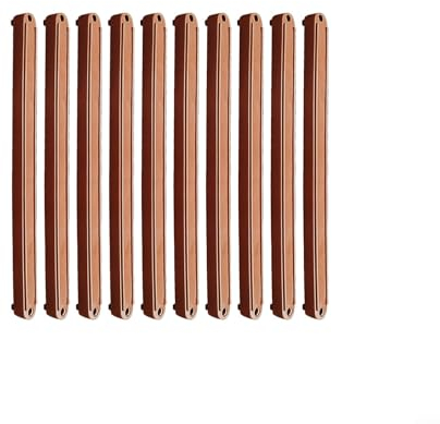 Zoegneer Schubladenschienen, Kunststoff-Schubladenschienen für Schubladen oder ausziehbare Schränke, Ersatzschienen, für Küche, Schlafzimmer, Schrankschienen (, 235 mm), 10 Stück