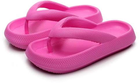 NIBESSER Infradito Donna Uomo con Suola Spessa Sandali Infradito Estivo Comode da Piscina Mare Ciabatte Infradito Nuvola Antiscivolo Morbide per Casa ad Asciugatura Rapida