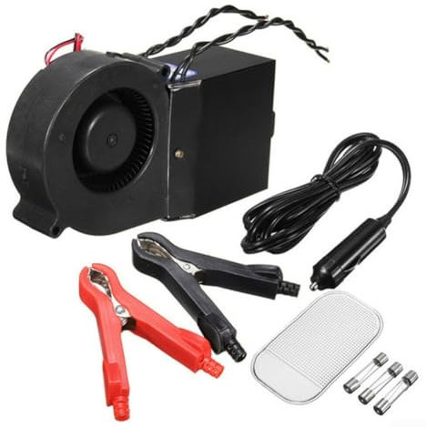 Auto-Heizlüfter, 12 V, Hochleistungs-Turbo, schnelles Aufheizen, Abtauen, Windschutzscheiben-Defogger, Anti-Beschlag-Heizung, Defogger