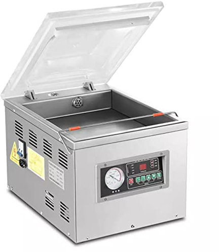 Commercial Chamber Vacuum Sealer Machine, Heavy Duty Food Sealer with Vacuum Indicator for Dry, Wet Food, Powders, Liquids, Compact Design