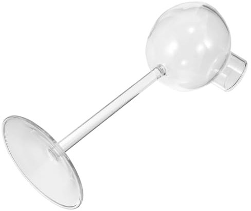 CIYODO Bicchiere da Vino a Forma Riutilizzabile in Vetro per Feste Bicchiere per Cocktail e Resistente per Matrimonio e Celebrazioni