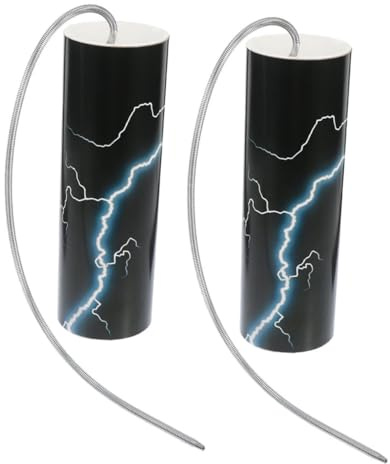 YARNOW 2Pcs Thunder Drum Tube Percussion Instrument for Creative Noisemaker for Early Musical Exploration Inspiring Rhythm and Sound Effects for Learning and Fun