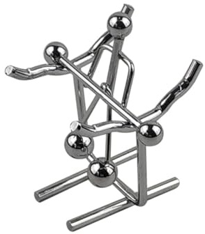iplusmile Figurine Métal Jouet Équilibre pour Décoration De Bureau Gobelet Oscillant Fer Décoration Intérieure Jouet Équilibre