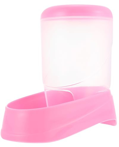 HOMSFOU Small Pet Supplies Hamster Food Dispenser Automatic Feeder Easy to Clean Feeding Bowl for Hedgehogs and Guinea Pigs Cage Accessory