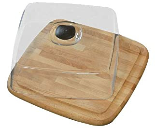 Contenitore Checco formaggio plastica/legno cm 31x31 [CHECCO]