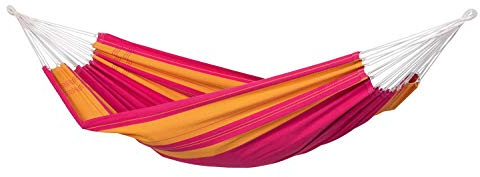 AMAZONAS Brasilianische Hängematte Santana Pink bis 150 kg 200x120 cm in Rosa