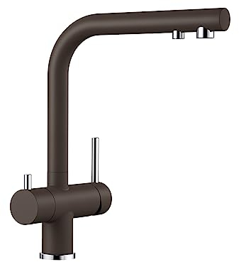 BLANCO FONTAS II Filter | Küchenarmatur in cafe | Hochdruck | Rückflussverhinderer | Keramik Kartusche | Gesicherte Wasserqualität & wassersparend | Filter wird zusätzlich benötigt