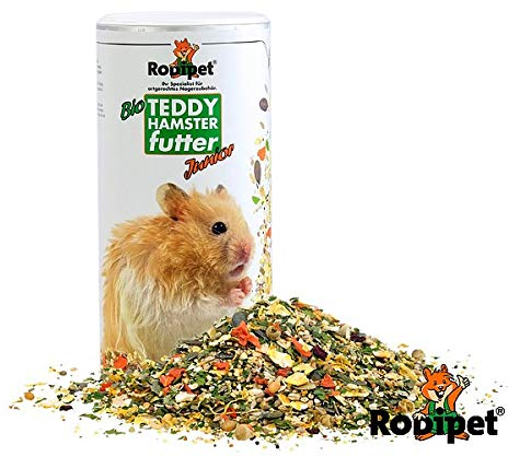 Rodipet Bio Teddyhamsterfutter Junior 500 g, inkl. Portionslöffel