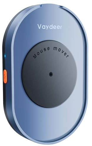 VAYDEER Mouse Jiggler, USB Mausbeweger, Blau | treiberfreies Plug-and-play, leiser Betrieb, für macOS und Linux, für Homeoffice und PC