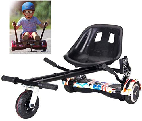 Hoverboard, Ajustable Hoverkart Seat Gokart Frame Attachment Para Scooters Eléctricos De Autoequilibrio Soporte De Karting Para Scooter De Autoequilibrio Ajustable Para Adaptarse A 6.5 8 10 Pulgadas