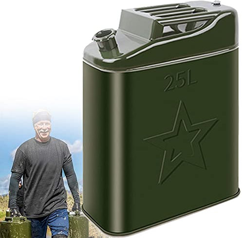 Bidón Gasolina El Puede Petróleo Petrol Storagepetrol Barrel Diesel Barril Tanque De Reabastecimiento De Combustible Emergencia Backup Tanques De Gasolina Bidón para Combustible,25L