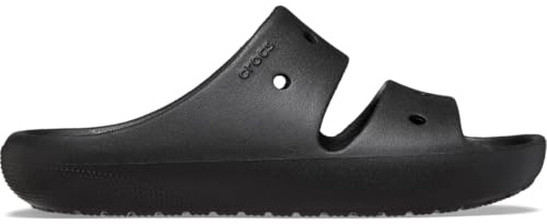 Crocs Unisexe Enfant Classic Sandal v2 K Sandales, Black, 34/35 EU