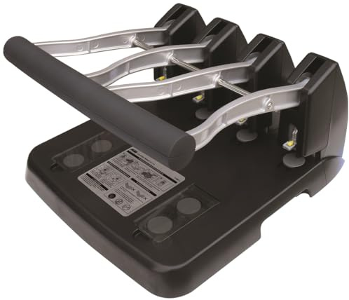Wonday Perforateur 4 Trous à Grande Capacité, 150 Feuilles, Noir