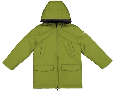 Champion Legacy Outdoor B (306873) - Light Neoprene Woven145gr Hooded, Chaqueta de traje Niños, Verde (GS573), 15-16 años