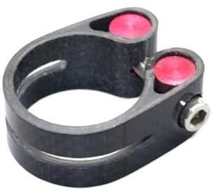Sattelklemme Carbon Bike Sattelstütze Klemme Schnellspanner Kohlefaser Mtb Mountainbicycle-Sattelstütze-Klemme 27.2/30,8/31,6mm Fahrradteil Schnellspanner SattelstüTze (Color : 27.2 Open Matte)