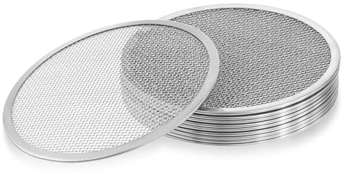 10 Pack Stainless Steel Screen Filter Strainer Lid for 86mm Wide Mouth Mason Jar, Sprouting Lids, Mason Jar Sprouting Lids, Regular Mouth Mesh Bean Sprout Sieve Lids for Bean, Alfalfa, Broccoli