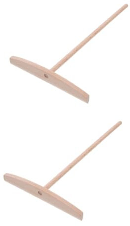 Ciieeo 2pcs Crepes Making Tool Cake Tool Spread Shaped Crepe Spreader Versatile Cooking Accessory