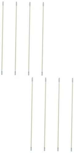 Zerodeko 8pcs Chimney Brush Replacement Rods for Dryer Vent and Chimney Cleaning Air Duct Cleaning Tools