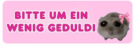 Bitte um ein wenig geduldi 13x5cm - Auto Aufkleber mit Spruch | Wasserfeste Vinyl Aufkleber | Lustiger Aufkleber für Autos, LKWs, Vans, SUVs, Wände, Fenster, Laptops und Notizbücher