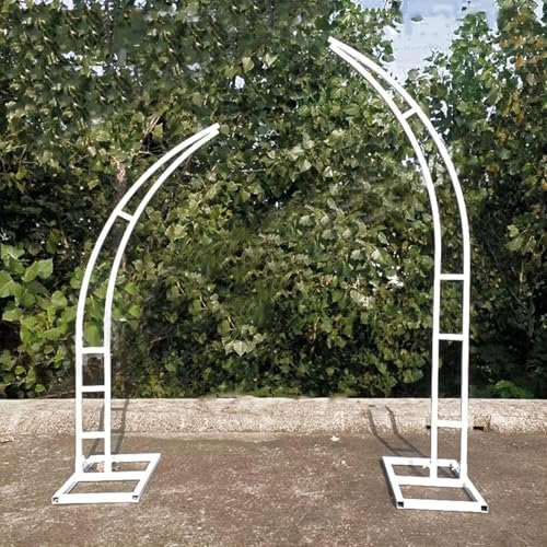 Supporto per arco di nozze in metallo per arco a mezza luna palloncino arco curvo supporto per matrimonio festa di compleanno decorazione per interni ed esterni