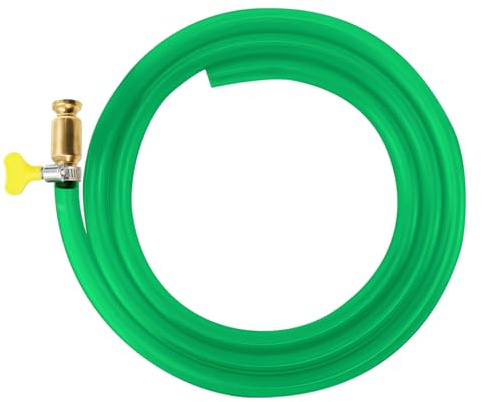 MISIQIMA 2M Manuel Tuyau de Pompage, PVC Pompe Siphon Manuelle, Pompe à Siphon Carburant, Tuyau Siphon Pompe Manuelle, Convient pour le Carburant, L'essence, le Diesel, L'eau