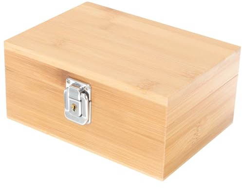 Yardwe Scatola Porta Sigari in Legno, Custodia Portatile Resistente all'Usura, Design Semplice e Creativo, per Viaggio e Conservazione