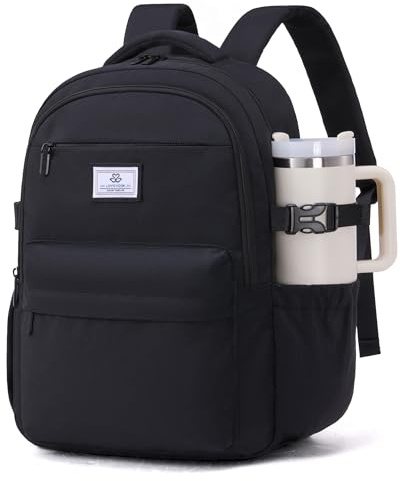 LOVEVOOK Schulrucksack Mädchen Teenager 15,6 Zoll Laptop Rucksack Damen | Wasserdicht Schulranzen Travel Backpack Women Elegant, Arbeitsrucksack School Bag mit Laptopfach für Schule Uni Büro Reise