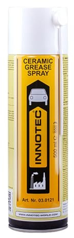 Innotec Ceramic Grease Spray – Grasso ceramico resistente alla pressione – Lubrificante ad alta temperatura per carichi estremi – Montaggio e manutenzione di freni, sistemi di scarico e parti di