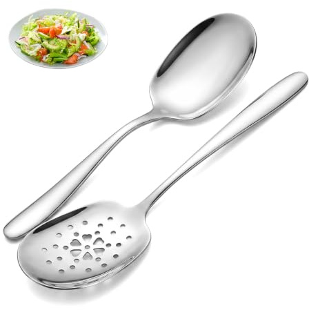 2 Pezzi Cucchiaio per Confetti, Cucchiai Forato da Portata, Serving Spoon