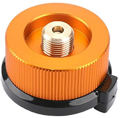CHEYLIZI-Campingkocher Adapter Gas Umwandlung Kopf Adapter für Butan Kanister Schraube Gaskartusche Kolbenadapter Outdoor Klettern Camping Zubehör