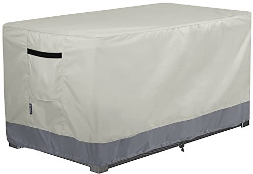 STEECA Housse de protection rectangulaire imperméable pour coffre de terrasse, 132 x 71 x 66 cm (L x l x H)