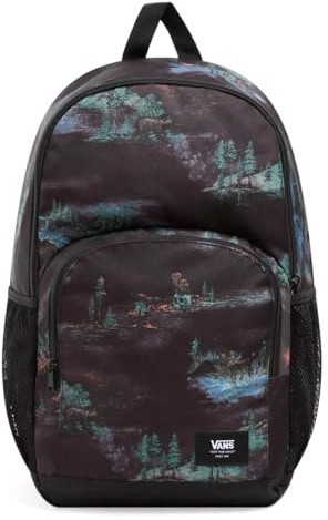 Vans - Alumni Pack 5 Printed-B, Mochila Unisex, Negro, One Size - VN0A7UDTQ461