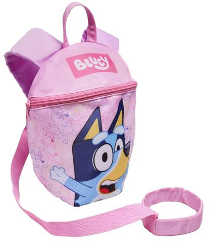 Bluey Kids Girls Backpack with Reins & Harness Toddler Bag Ages 1-4 Years