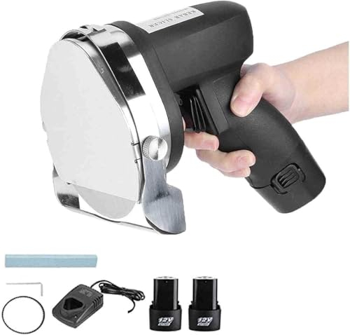Cordless Meat Slicer Machine - Effortlessly Slice Meats for BBQs and Restaurants - Ideal for Cutting Doner Kebab, Lamb, Beef, and Chicken - Durable Construction