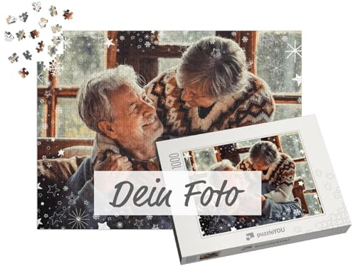 Fotopuzzle 1000 Teile - Puzzle selbst gestalten - Design Weihnachten Weihnachtsgefunkel - puzzleYOU Puzzle personalisiert mit eigenem Bild erstellen - Querformat