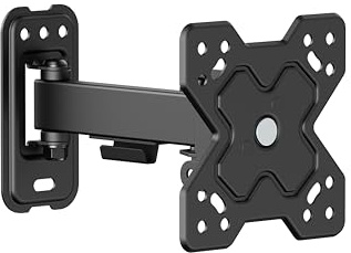 conecto Wandhalterung TV Monitor schwenkbar neigbar VESA 100x100 | TV Wandhalterung Halterung Halter schwenkbar neigbar, 13–32 Zoll, für LCD LED OLED Curved TV bis 20kg
