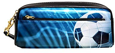 Stifthalter Fußball Im Tor Briefpapier Tasche Mit Reißverschluss Federmäppchen Große Kapazität Stifte-Organizer Für Büro Schule Studenten