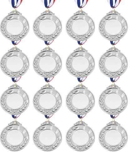 PATIKIL Metall Medaillen Stück ., und Platz Gewinnermedaillen mit Medaillenband für Sportspiele, Veranstaltungen, Wettbewerbe, Rechtschreibwettbewerbe, Gold