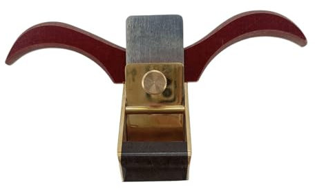 Oshhni Pialla per Lavorazione del Legno, pialla a Fondo Piatto, ferramenta Professionale, in Acciaio al Carbonio per smussatura e levigatura del Legno,
