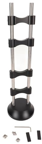 Soporte de elevación de Cable HiFi, Estante Organizador de línea HiFi de aleación de Aluminio, Reduce la vibración para Altavoz Instrumento Musical, Estante para Cables de Alta