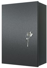 Stalflex Boite de Derivation Etanche Exterieur 200x300x120mm IP20 - Coffret Electrique Etanche en Acier et étanche à la Poussière - Boite de Derivation avec Serrure et Deux Clés